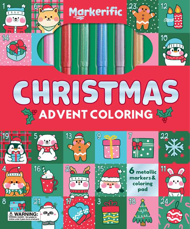 Markerific: Christmas Advent Coloring
