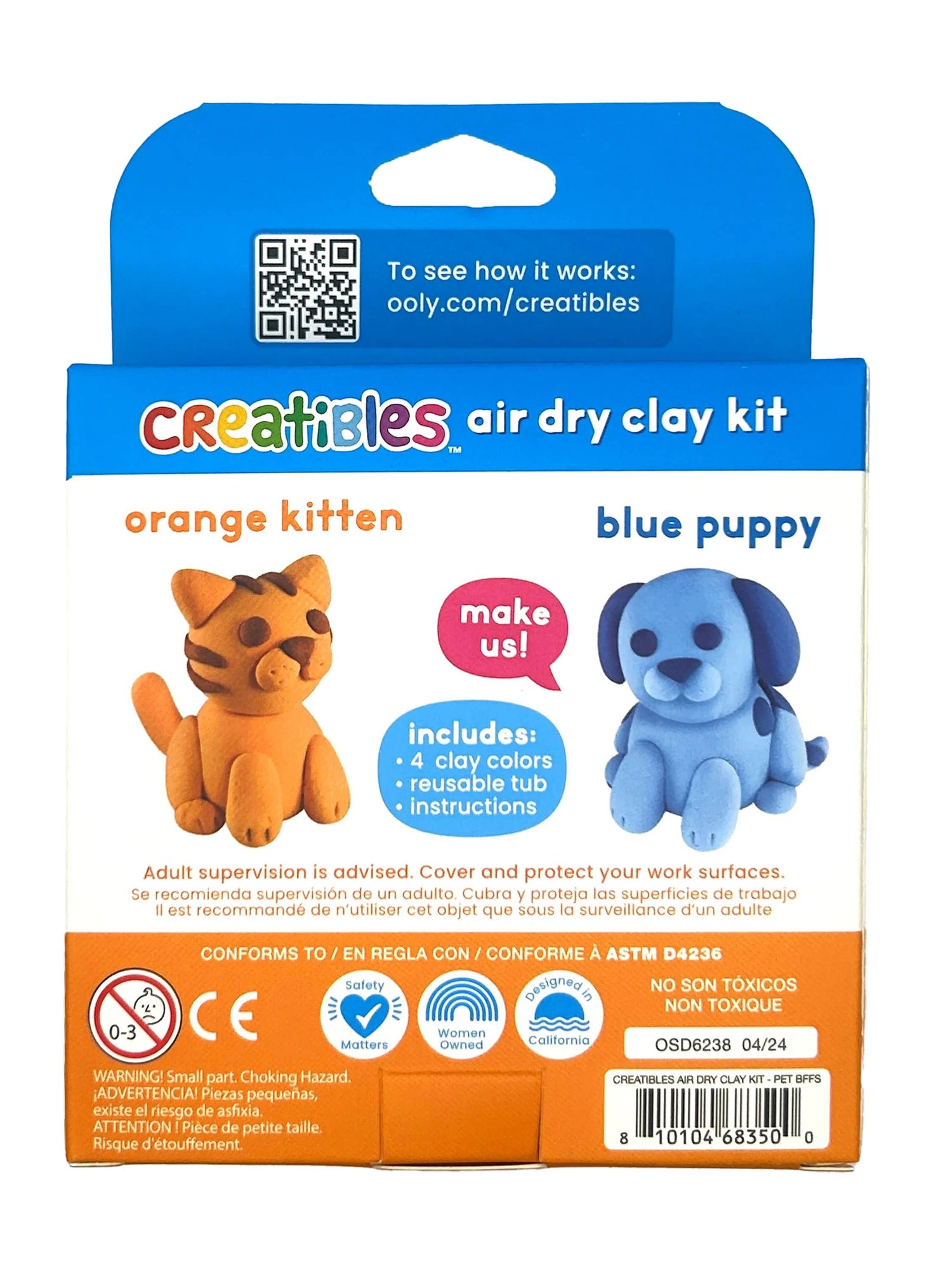 Creatibles DIY Air-Dry Clay Kit - Pet BFFs
