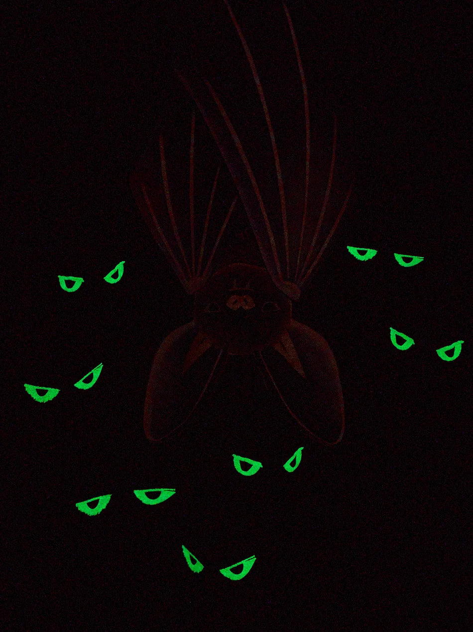 Double Sided Graphic Tee - Glowing Bats