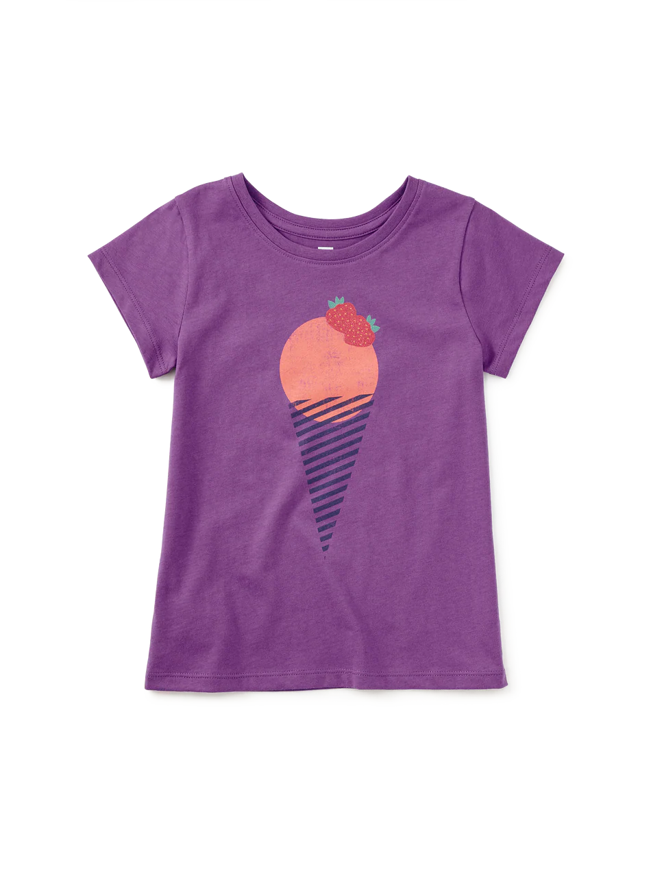 Graphic Tee - Glitter Strawberry