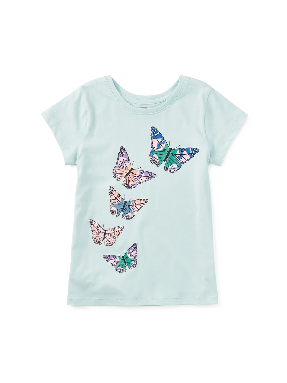 Graphic Tee - Butterfly Flurry