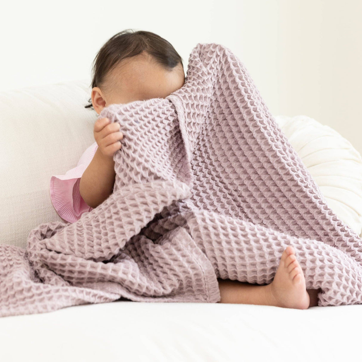 Waffle Baby Blanket - Orchid