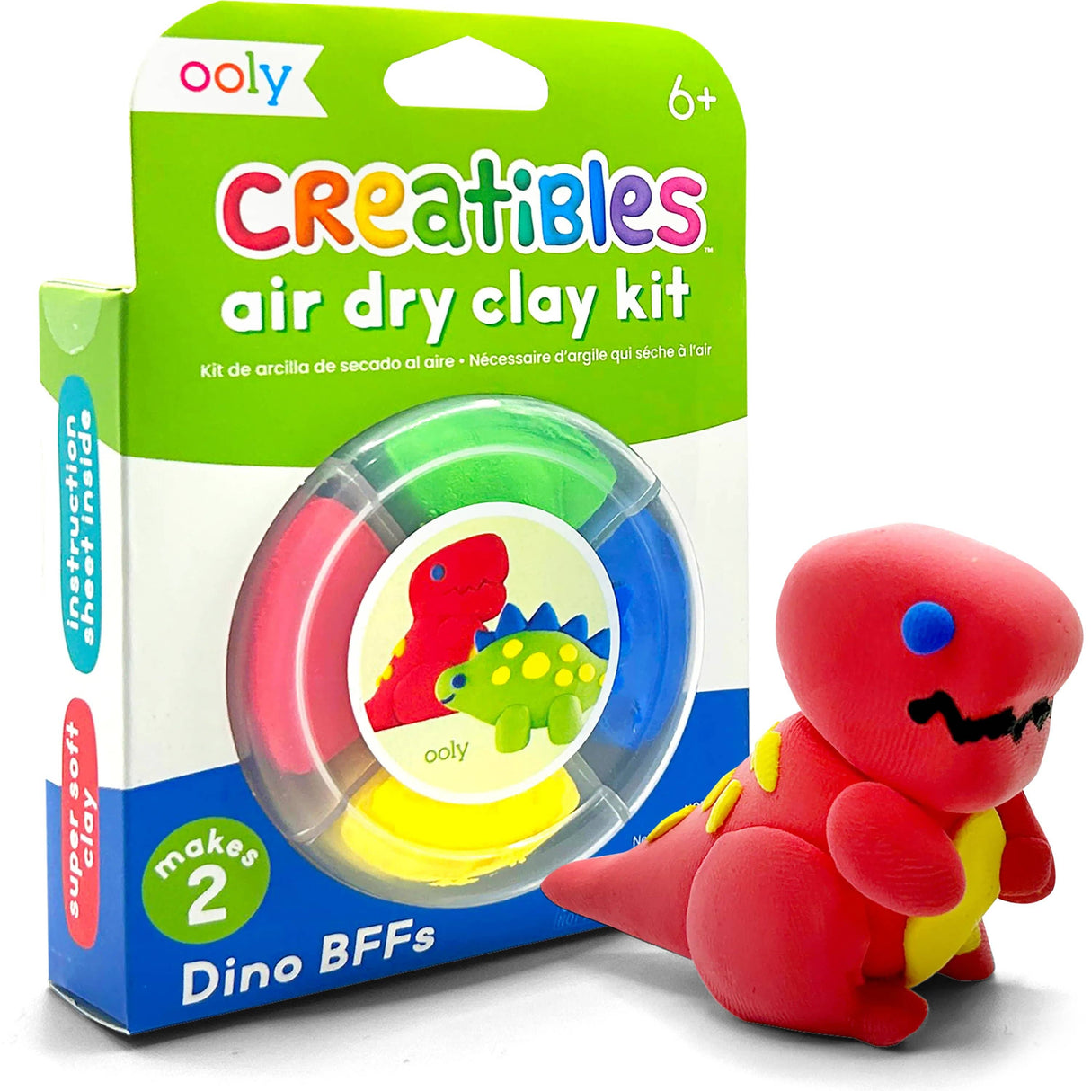 Creatibles DIY Air-Dry Clay Kit - Dino BFFs