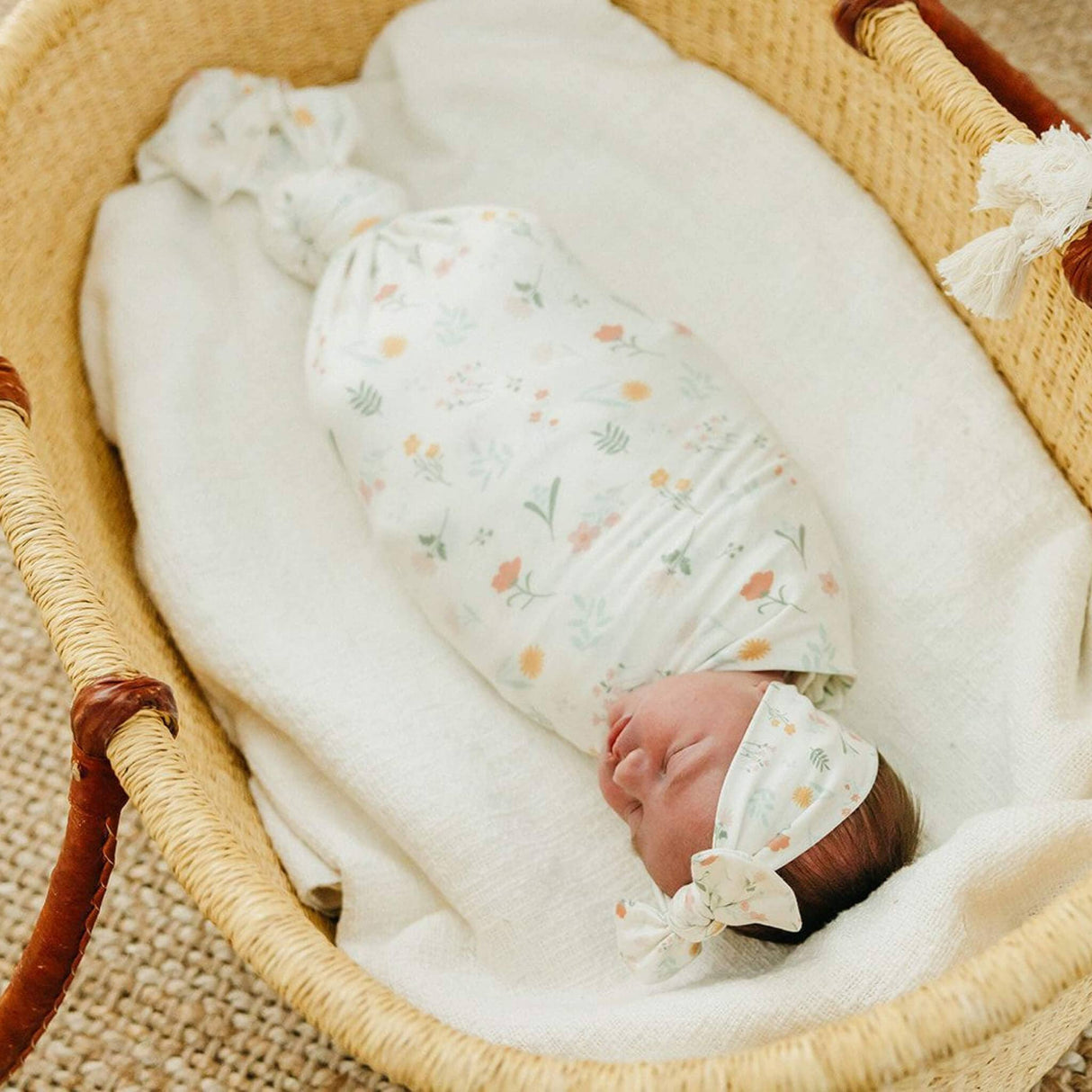 Knit Swaddle Blanket - Mabel