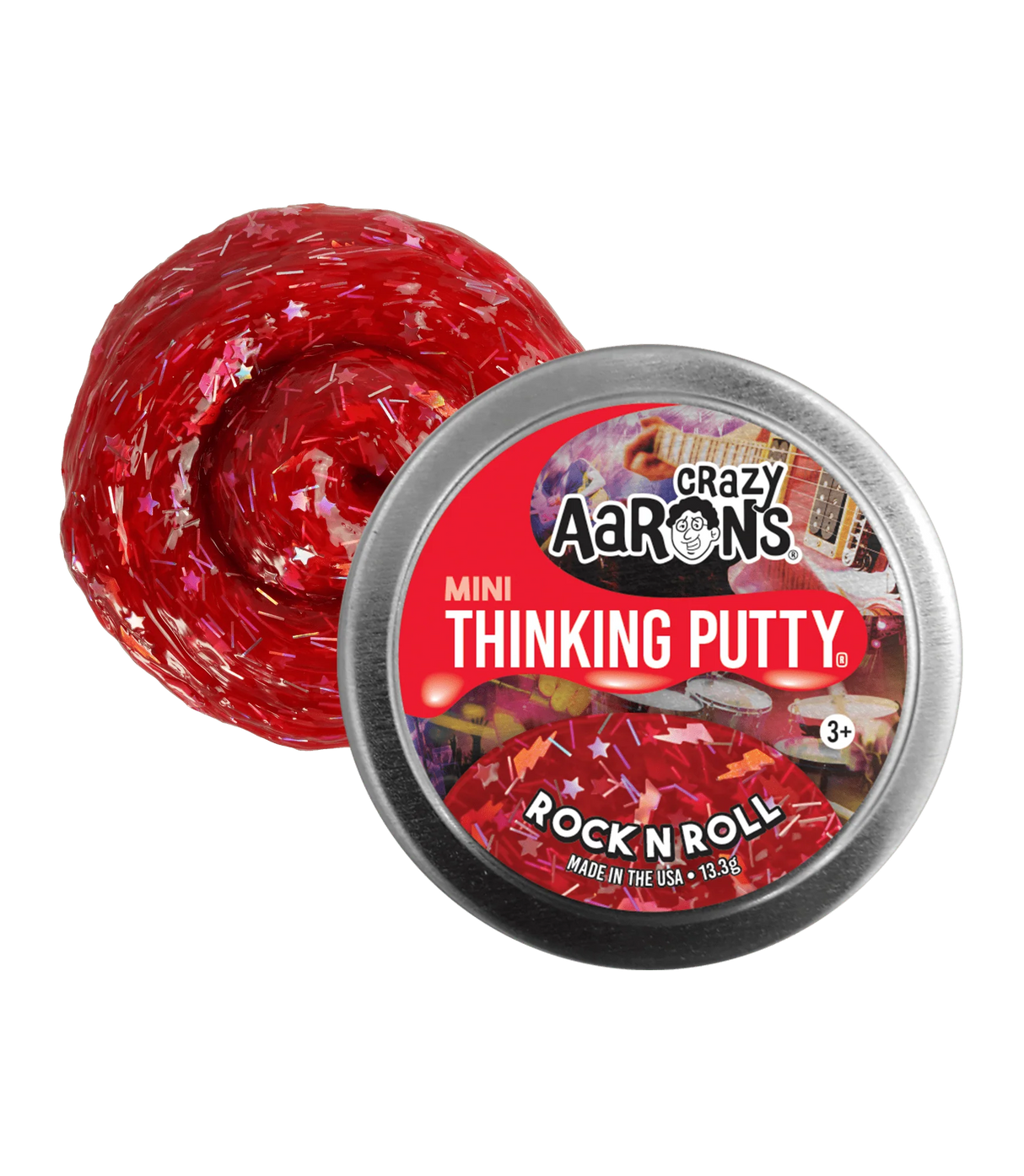 Crazy Aaron's Thinking Putty Mini Tin - Rock N Roll