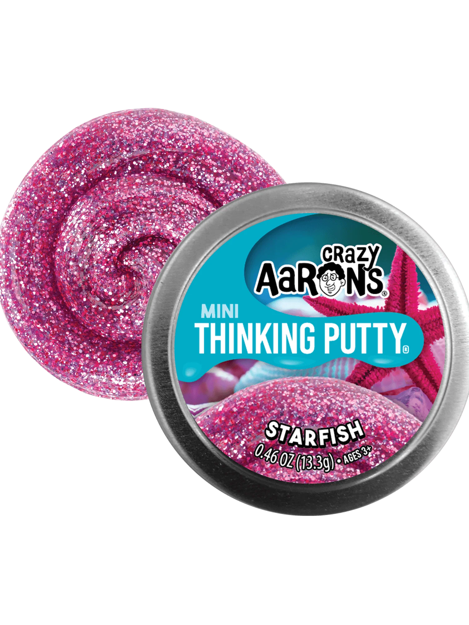 Crazy Aaron's Thinking Putty Mini Tin - Starfish