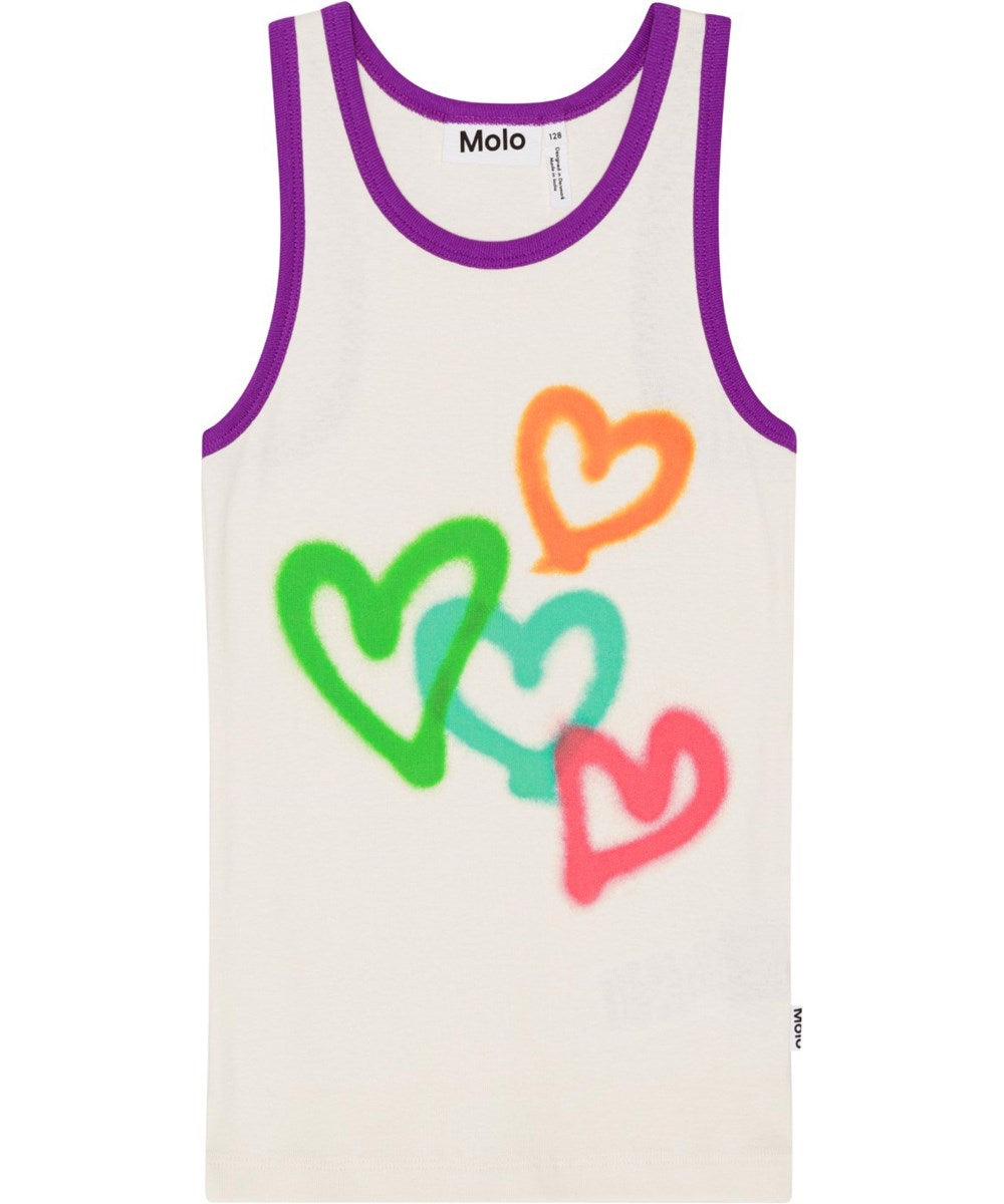 Molo Rosie Tank - Four Hearts FINAL SALE