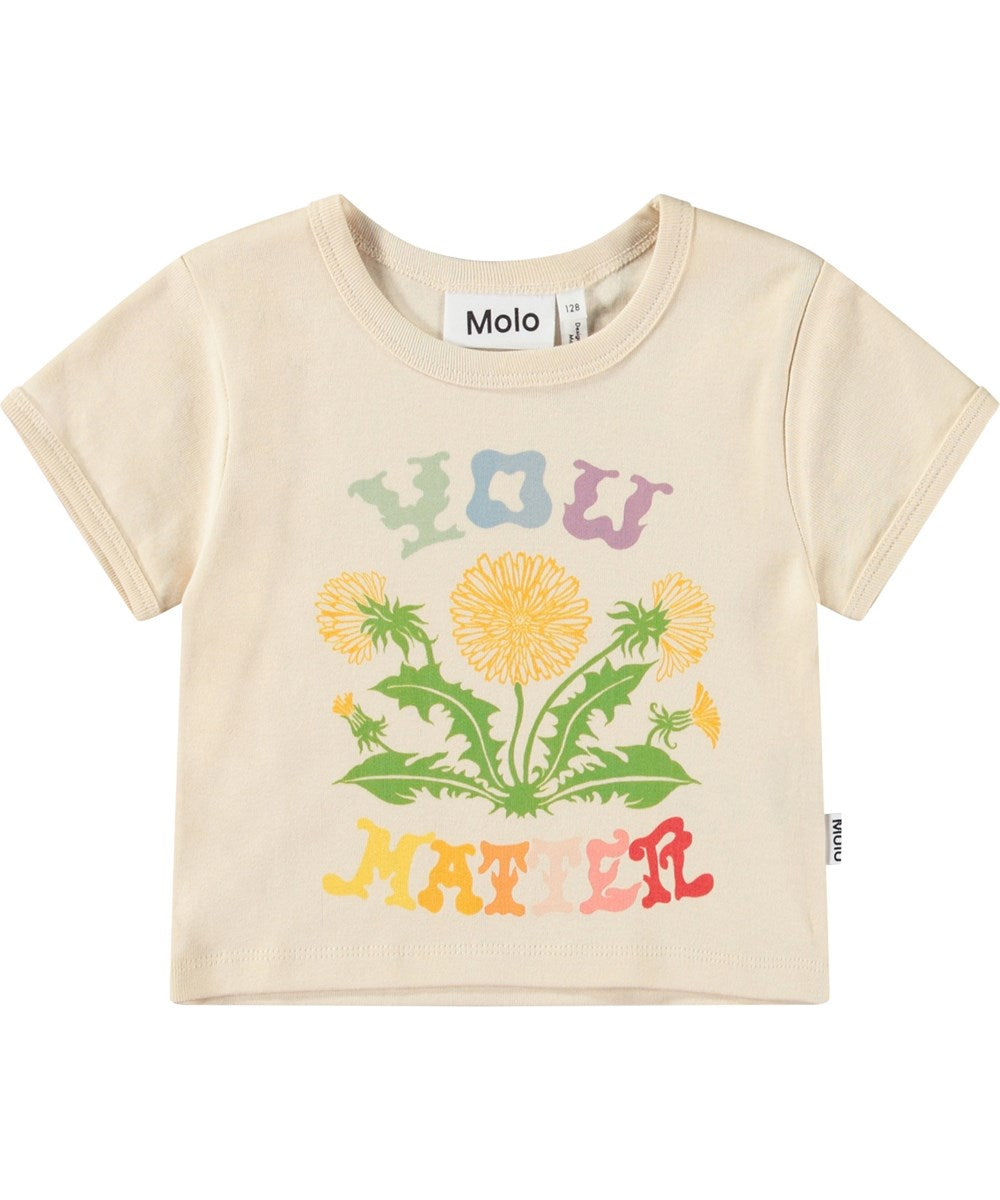 Molo Rizzo Crop Tee - You Matter FINAL SALE