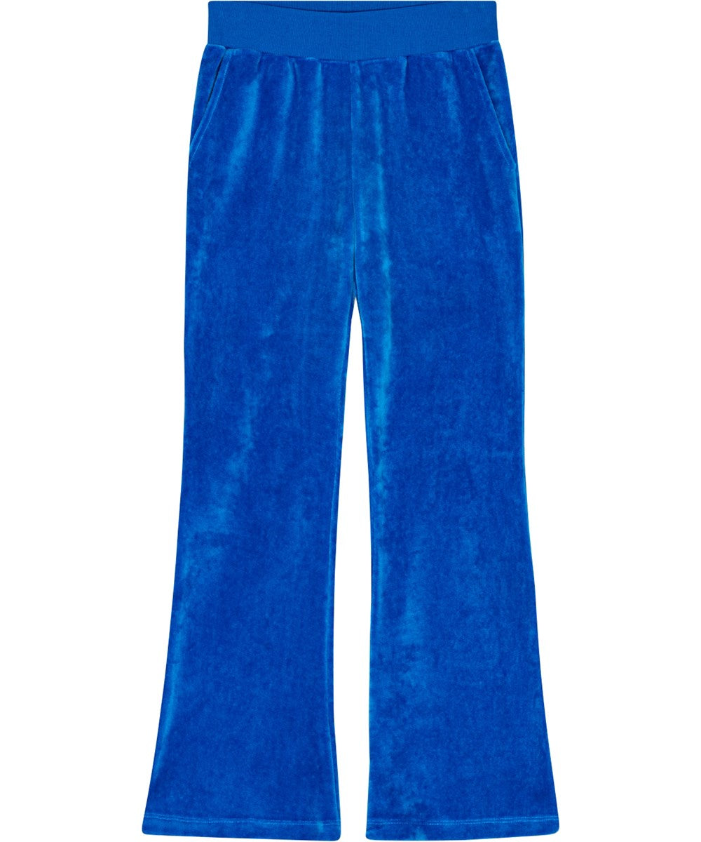 Molo Adoria Velour Pants - Lapis Blue FINAL SALE