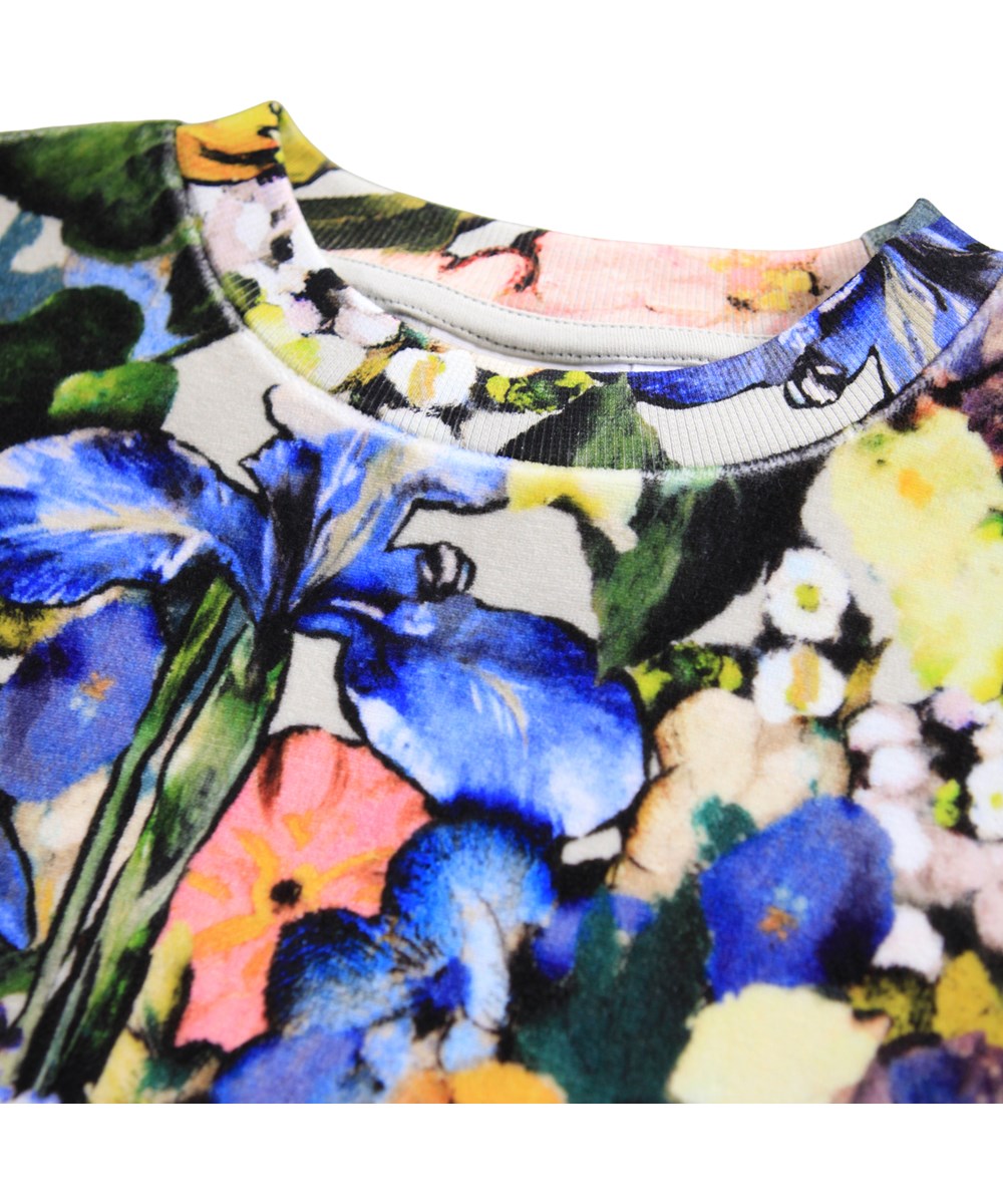 Molo Marika Velour Pullover - Floral Impression
