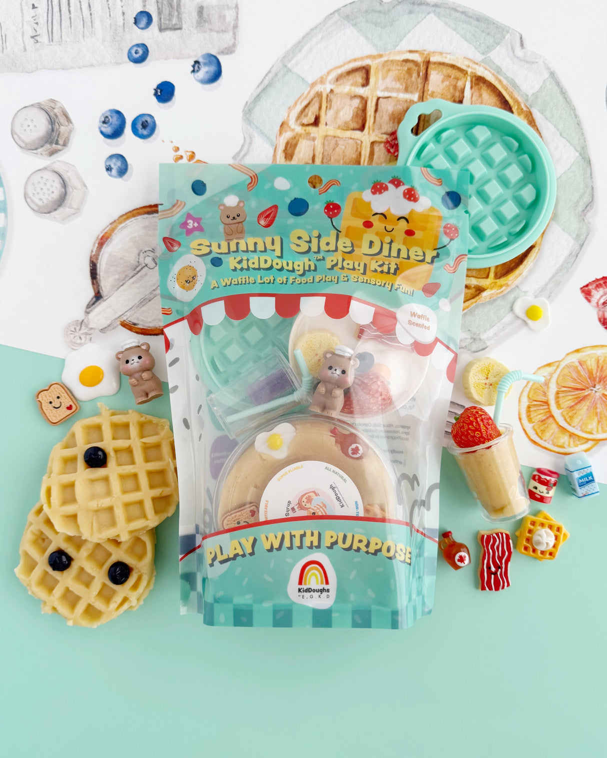 KidDough Play Kit - Sunny Side Diner