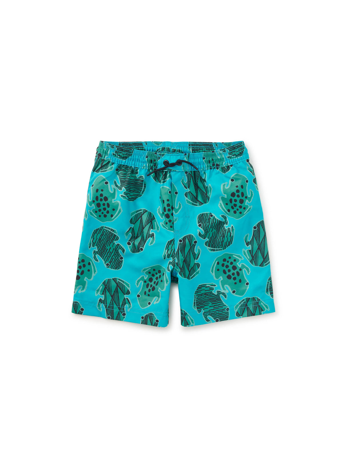 Mid Length Swim Trunks - Hop Along Frogs