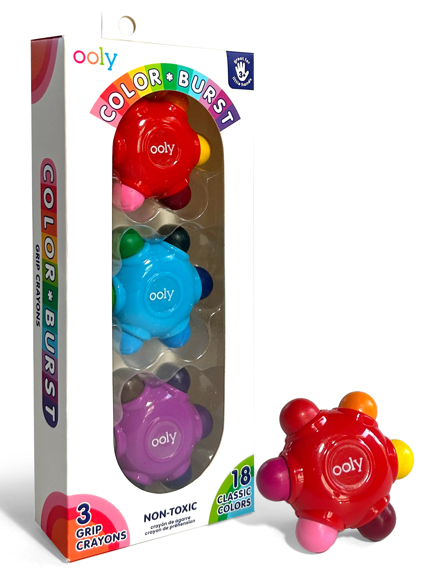 Color Burst Easy Grip Crayons