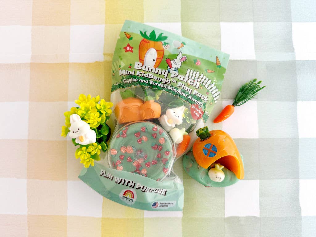 KidDough Mini Play Pack - Bunny Patch