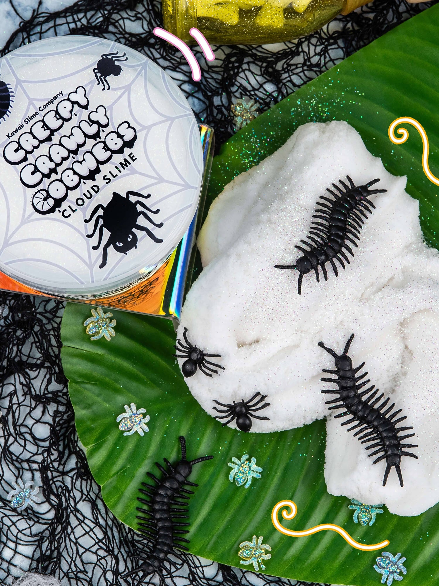 Kawaii Slime - Creepy Crawly Cobwebs Cloud Slime