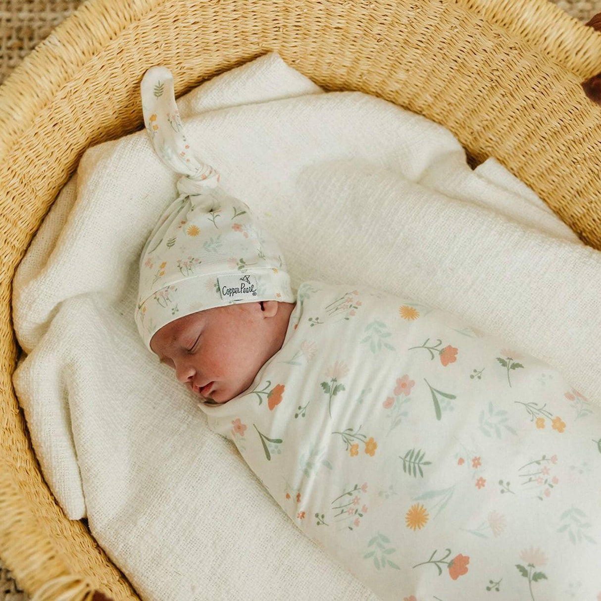 Knit Swaddle Blanket - Mabel