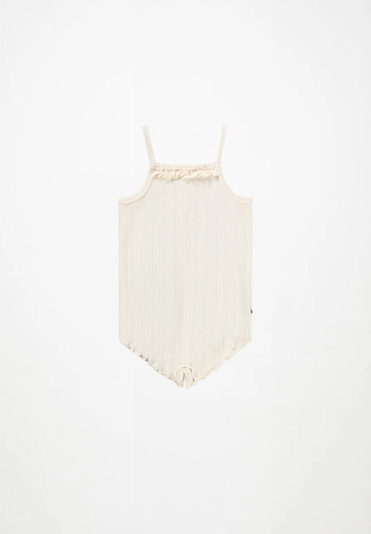 Molo Florie Tank Romper - Pearled Ivory