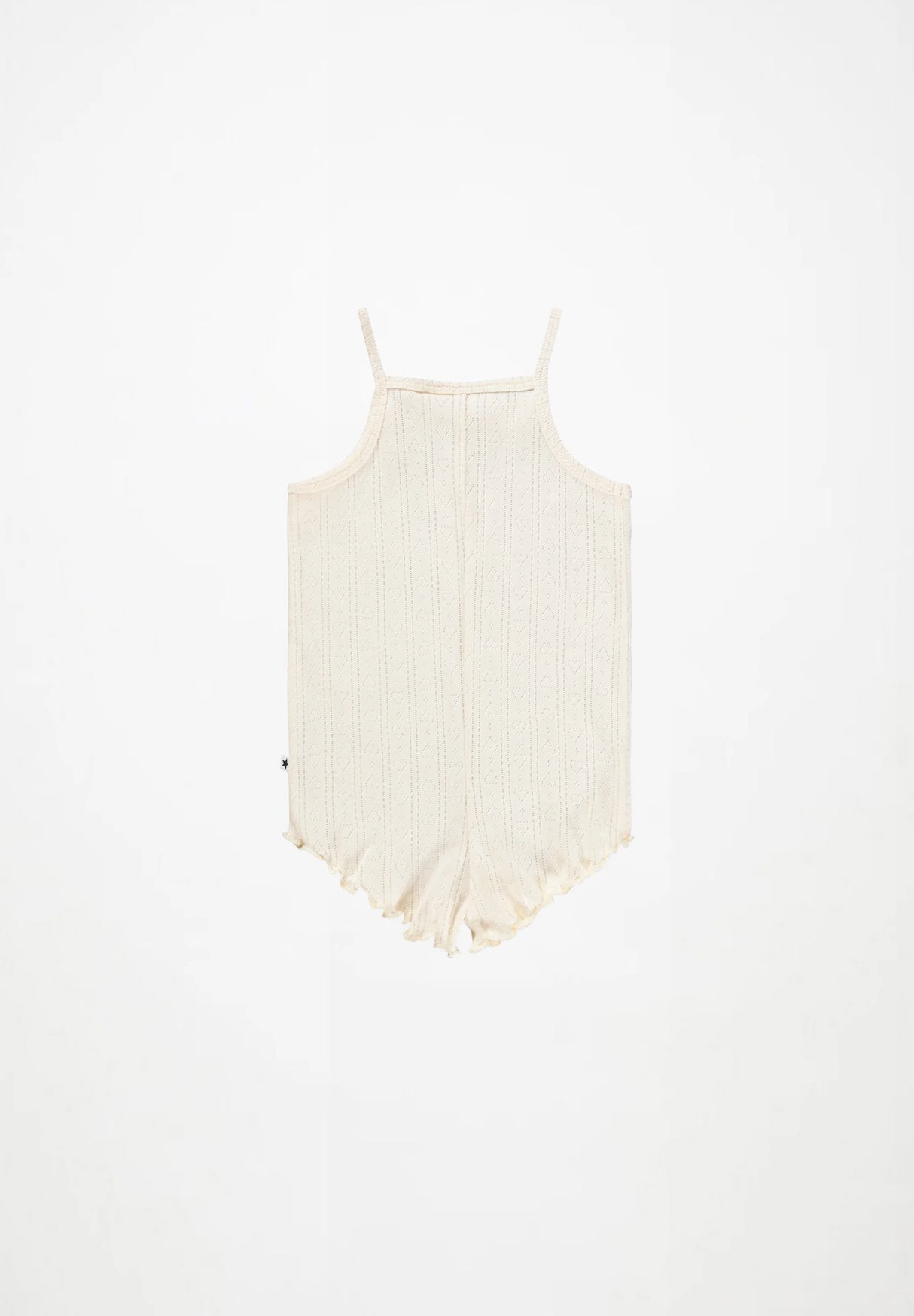 Molo Florie Tank Romper - Pearled Ivory