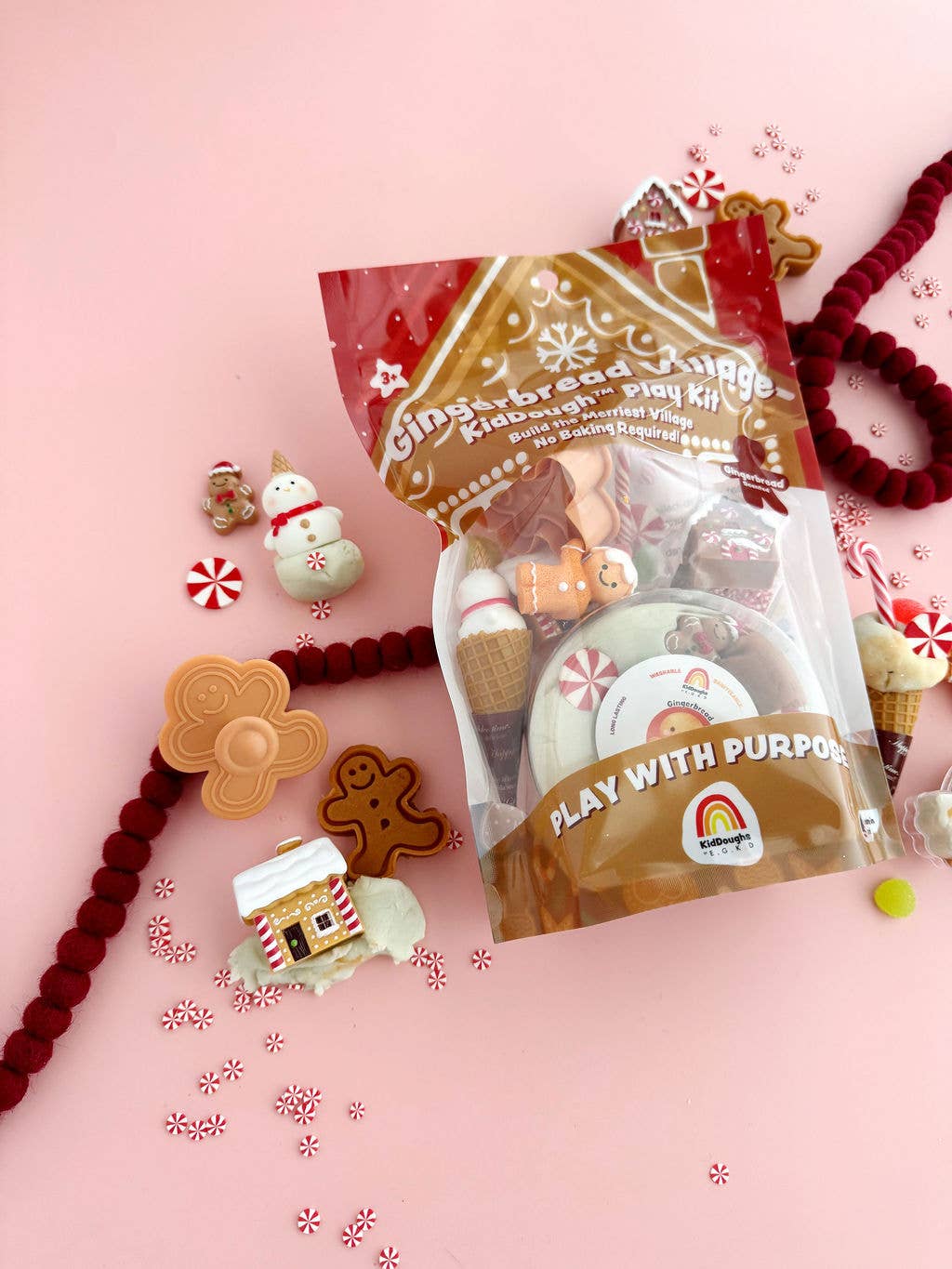 KidDough Play Kit - Gingerbread Village
