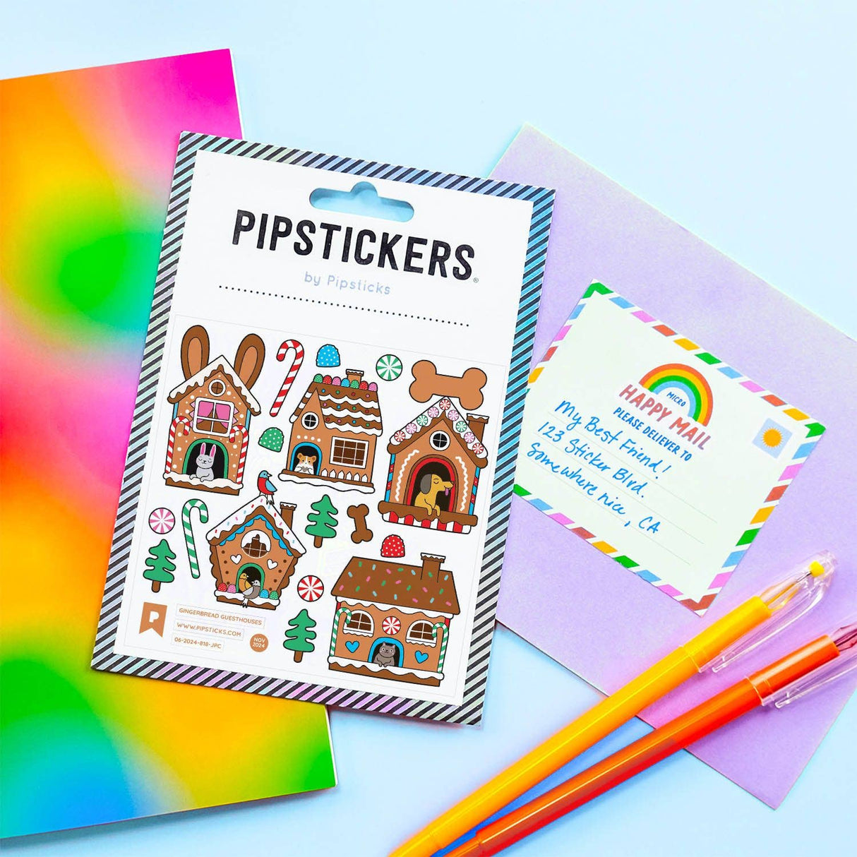 Pipstickers - Gingerbread Guesthouses