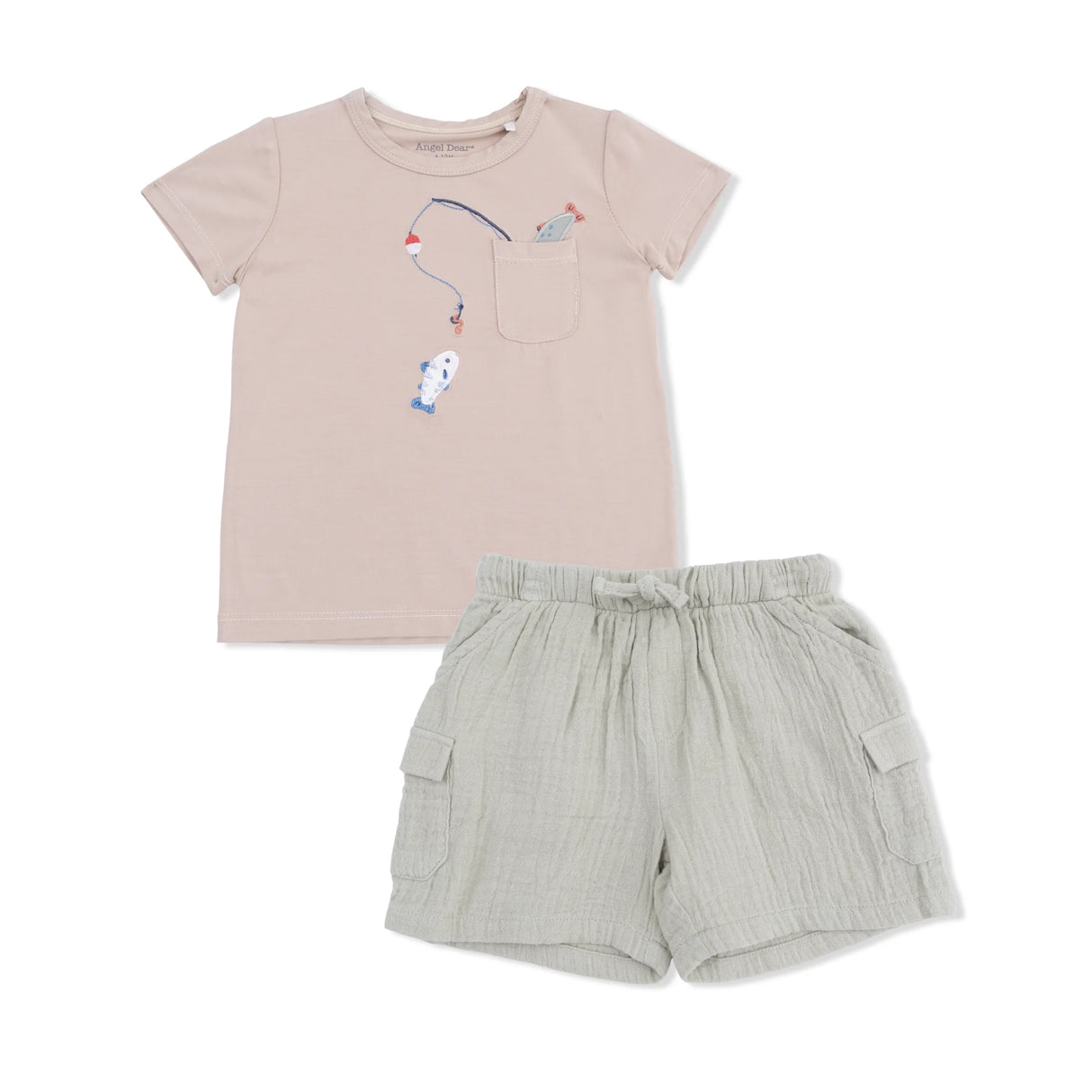 Crew Neck Tee and Short - Gone Fishing