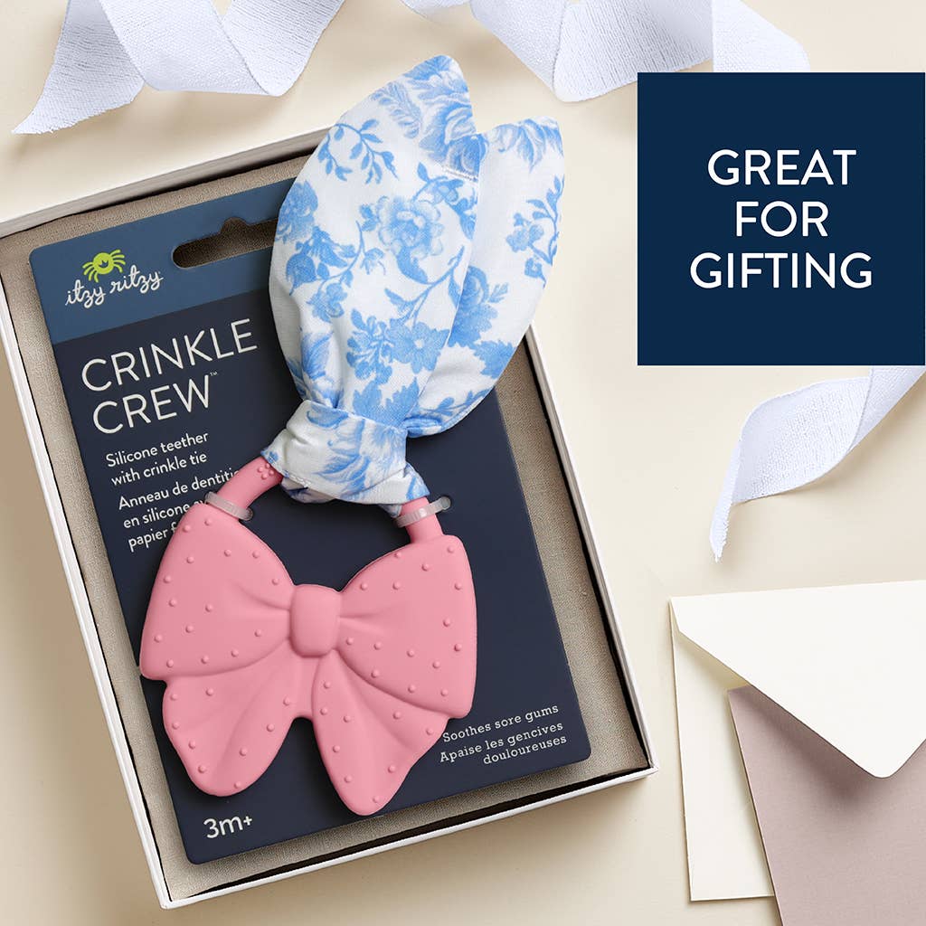 Crinkle Crew -Pink Bow