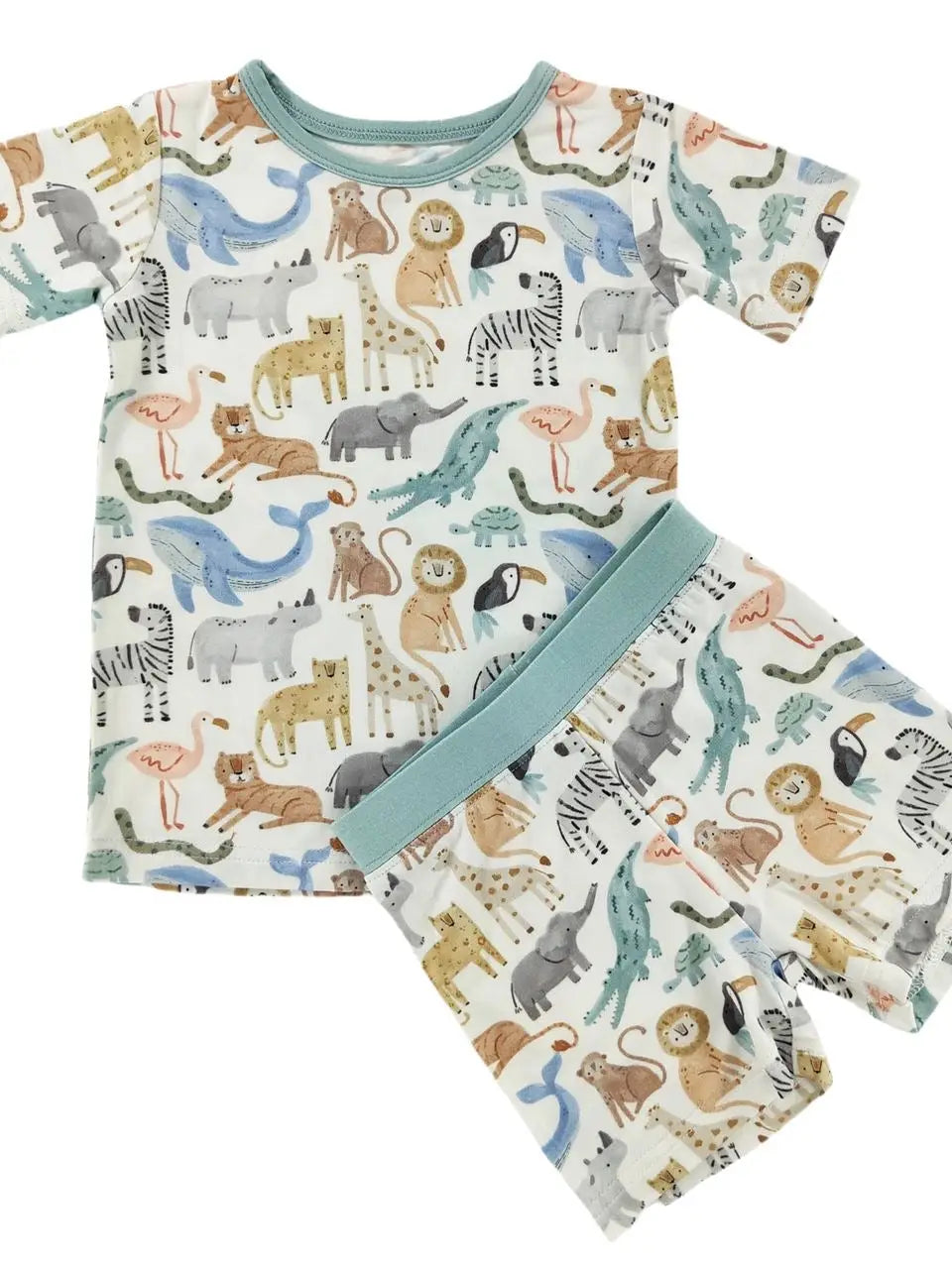 Short Lounge Set - Wild Wonders FINAL SALE