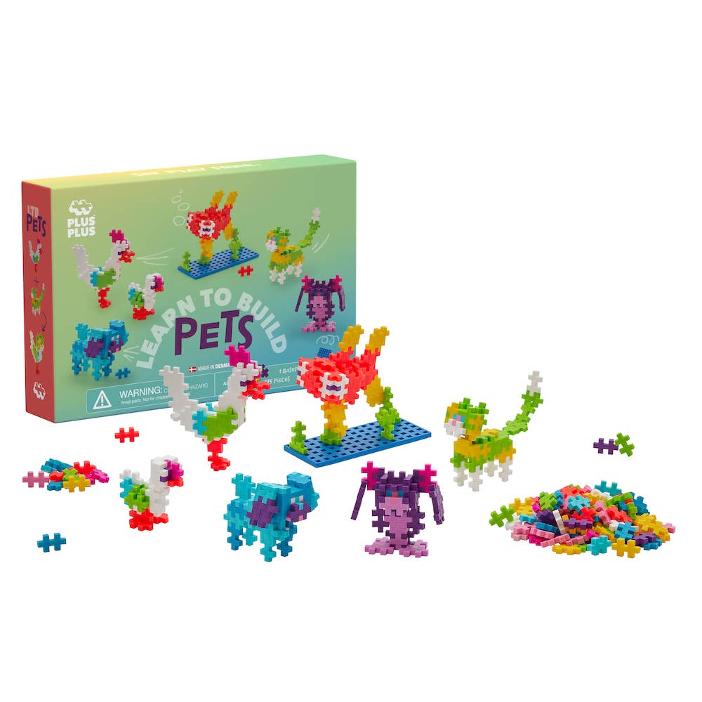 Plus-Plus Learn To Build - Pets 275 pc