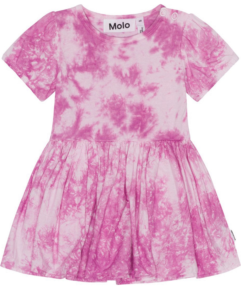 Molo Cibi Dress - Purple Tie Dye FINAL SALE