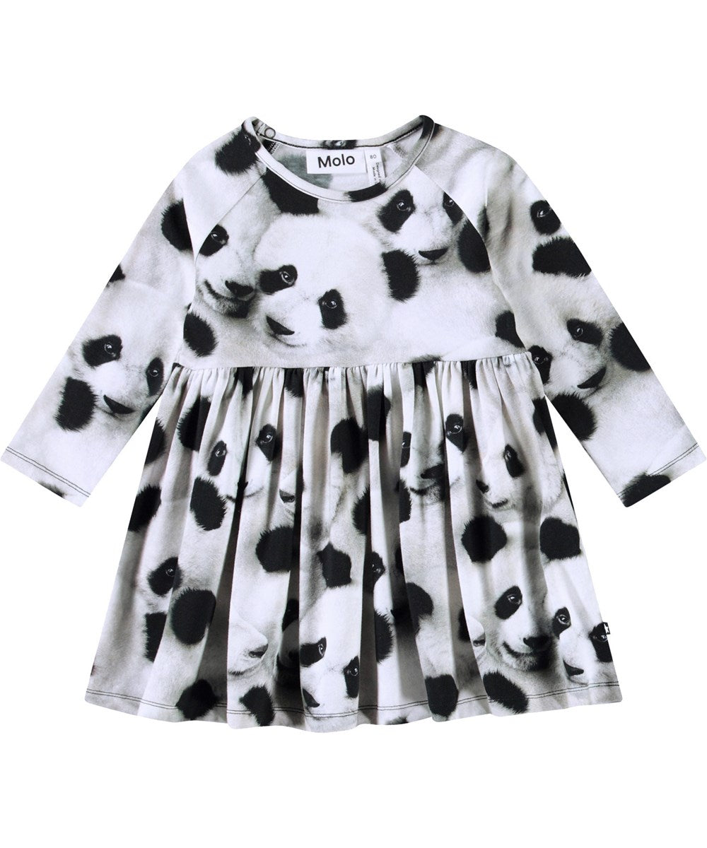 Molo Charmaine Dress - Giant Panda FINAL SALE