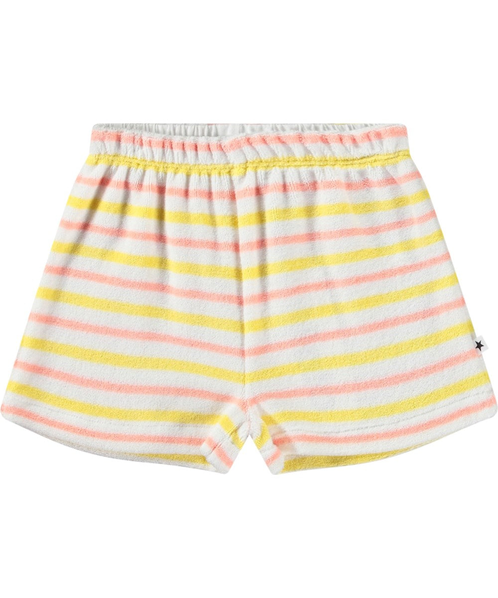 Molo Signe Shorts - Sun Melon Stripe FINAL SALE