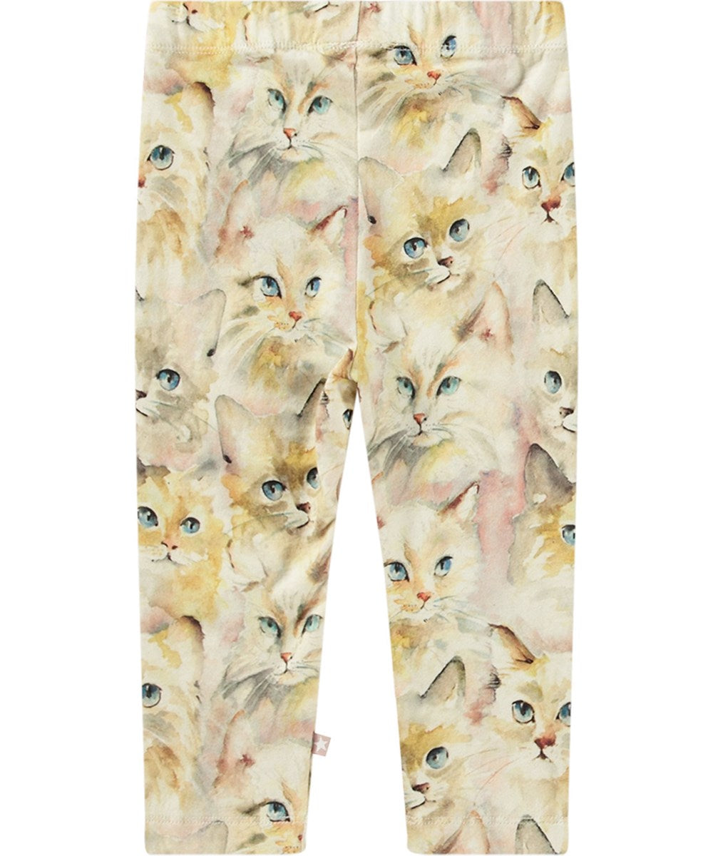 Molo Stefanie Leggings - Aquarelle Cats FINAL SALE