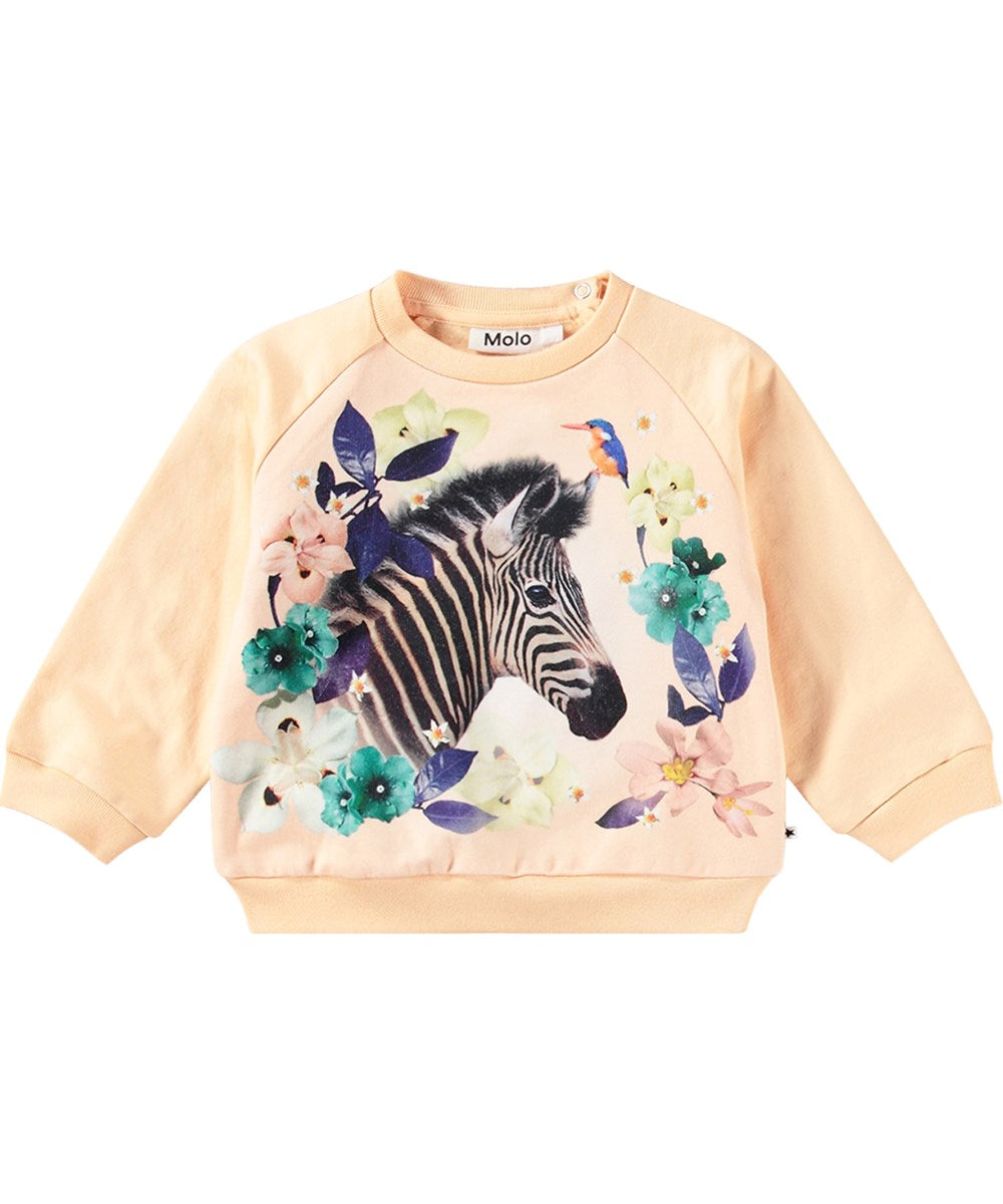 Molo Disc Pullover - Floral Zebra FINAL SALE