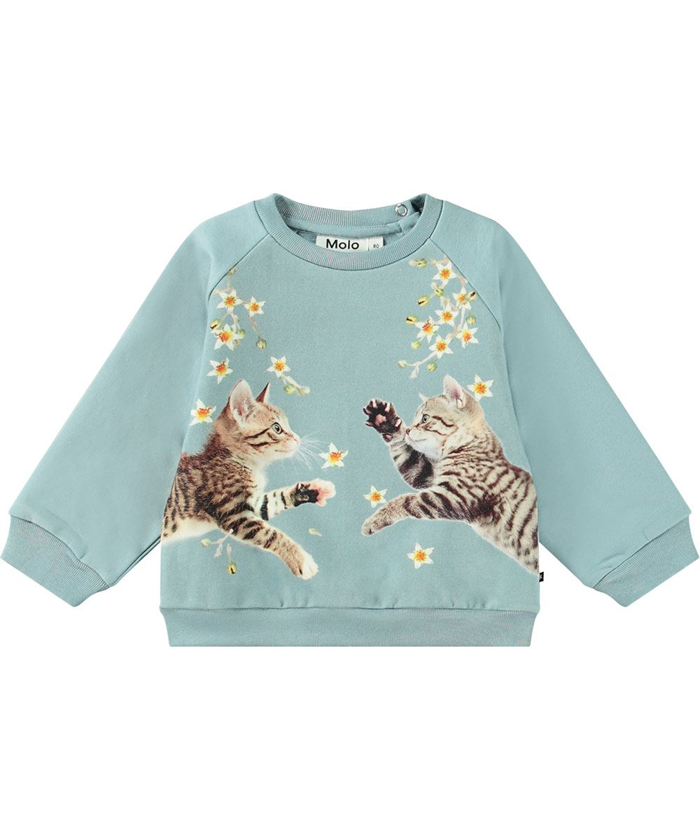 Molo Disc Pullover - Kitten Star Dusty FINAL SALE