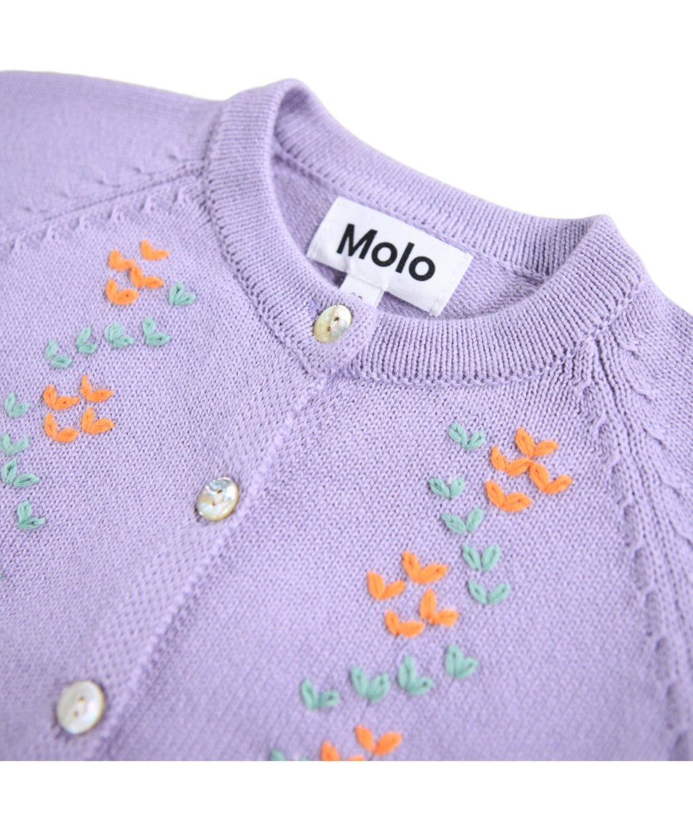Molo Gilli Cardigan - Faded Purple