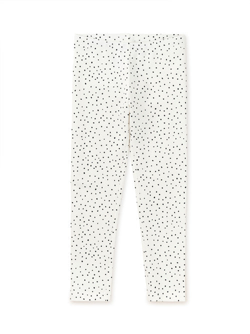Printed Leggings - Ink Bot Dot In Chalk FINAL SALE