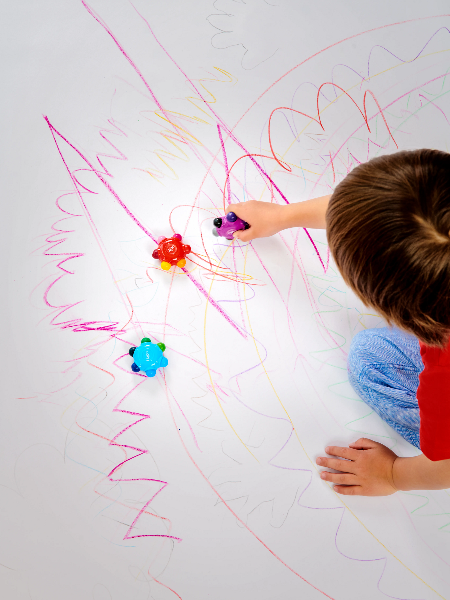 Color Burst Easy Grip Crayons