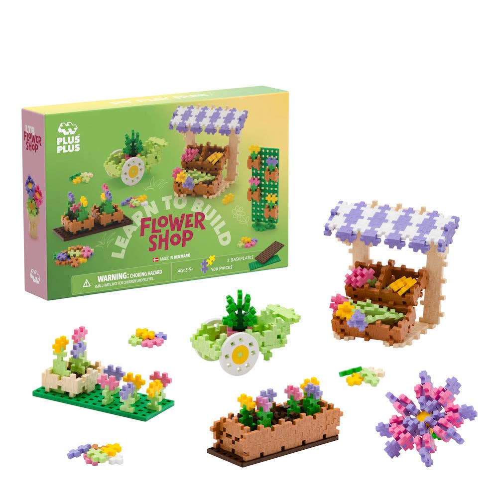 Plus-Plus Learn To Build - Flower Shop 400 pc
