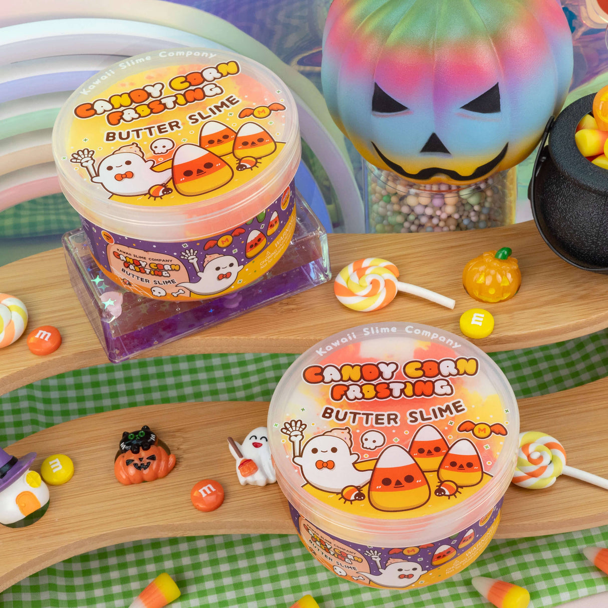 Kawaii Slime - Candy Corn Frosting Butter Slime