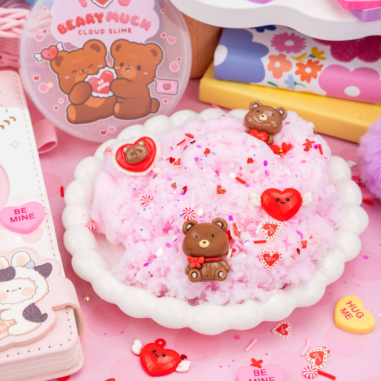 Kawaii Slime - I Love You Beary Much Cloud Slime