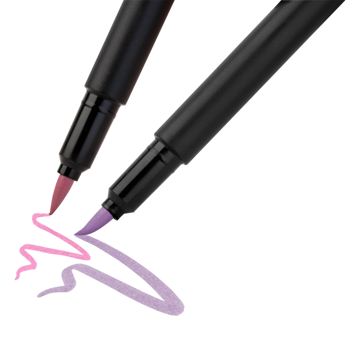 Black Edition Felt Tip Brush Markers - Pastel
