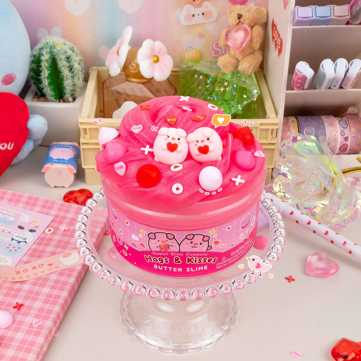 Kawaii Slime - Hogs & Kisses Butter Slime