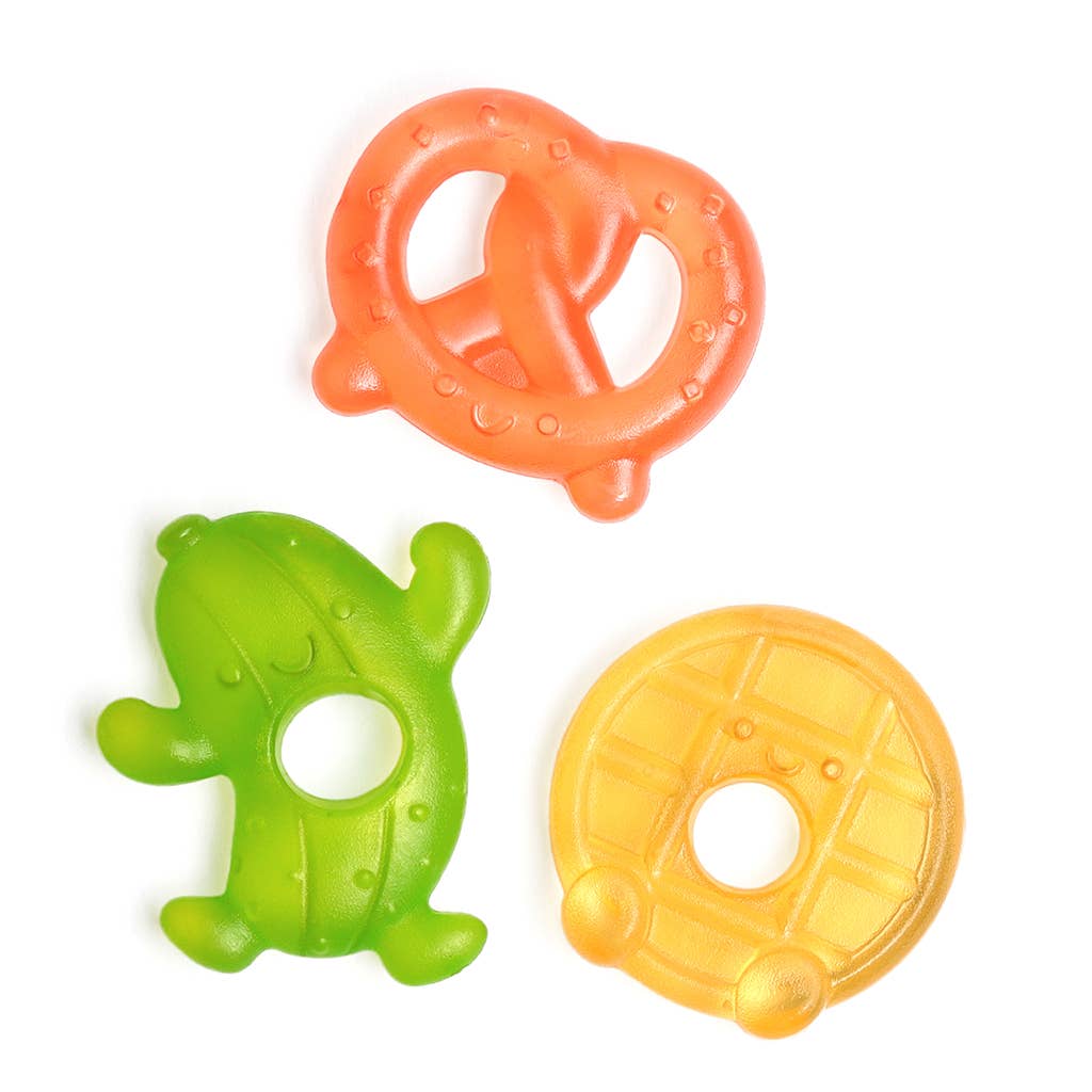 Cutie Coolers Water Filled Teethers - Silly Foods