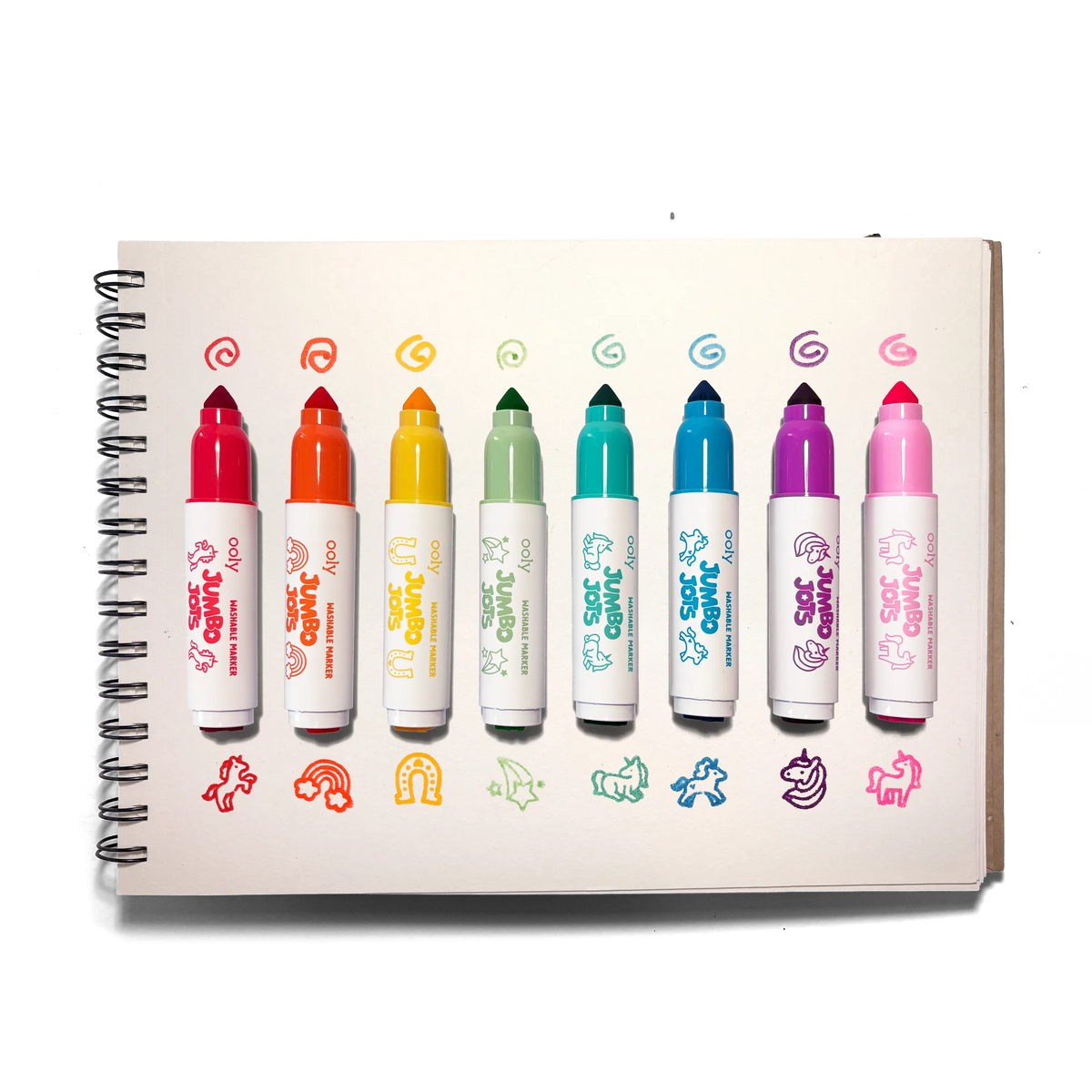 Jumbo Jots Dual Tip Stamp Markers - Unicorn