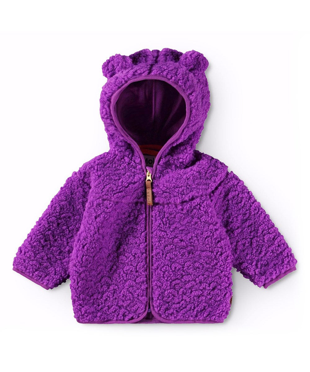 Molo Ummi Zip Front Jacket - Warm Purple FINAL SALE