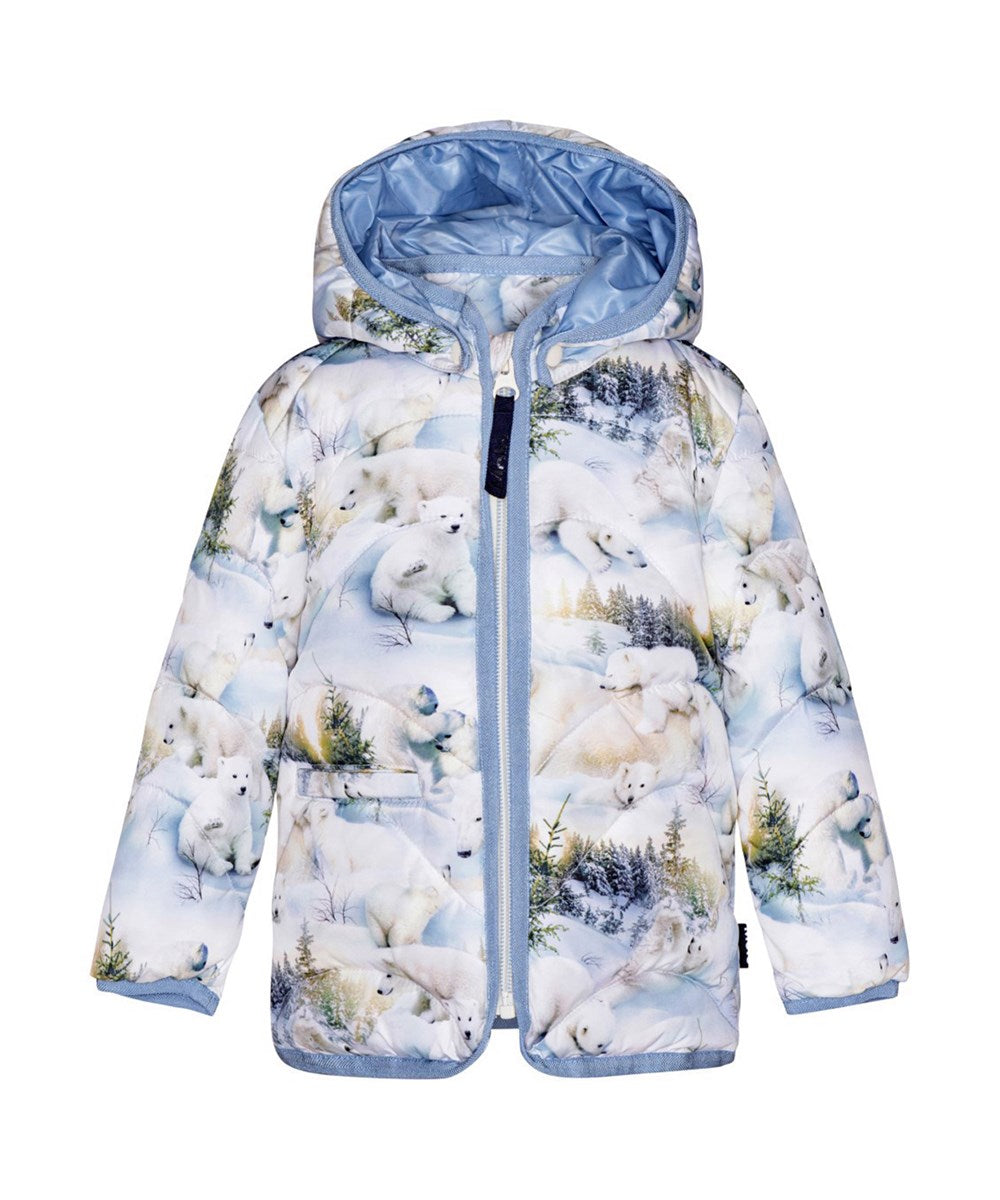 Molo Harmony Puffer Jacket - Snowy Bears FINAL SALE