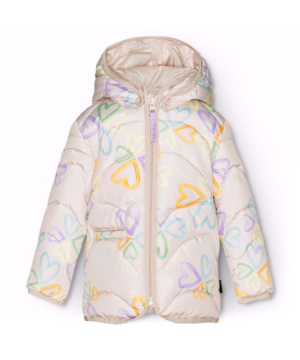 Molo Harmony Puffer Jacket - Multi Love FINAL SALE