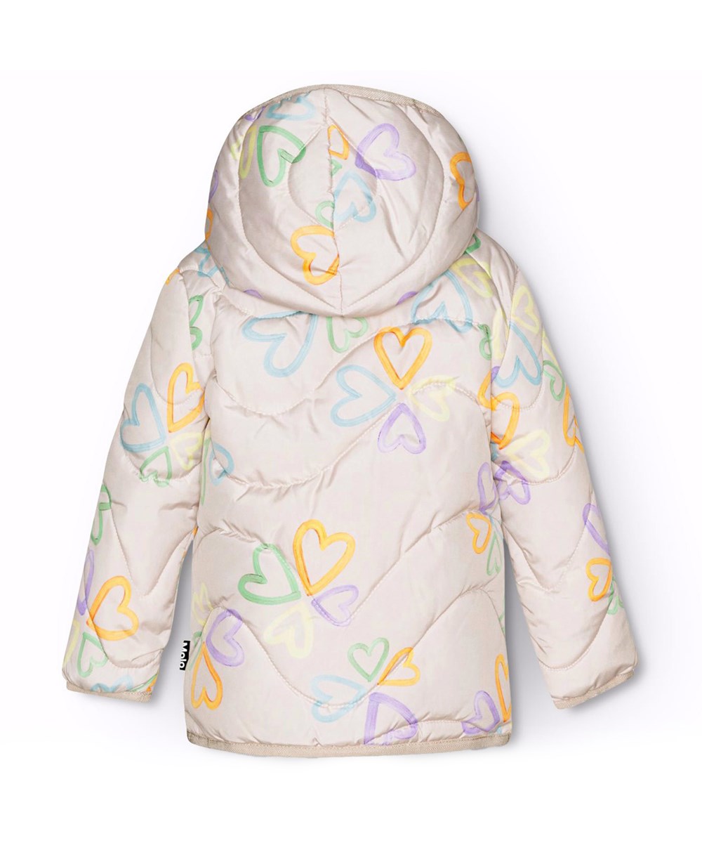 Molo Harmony Puffer Jacket - Multi Love FINAL SALE