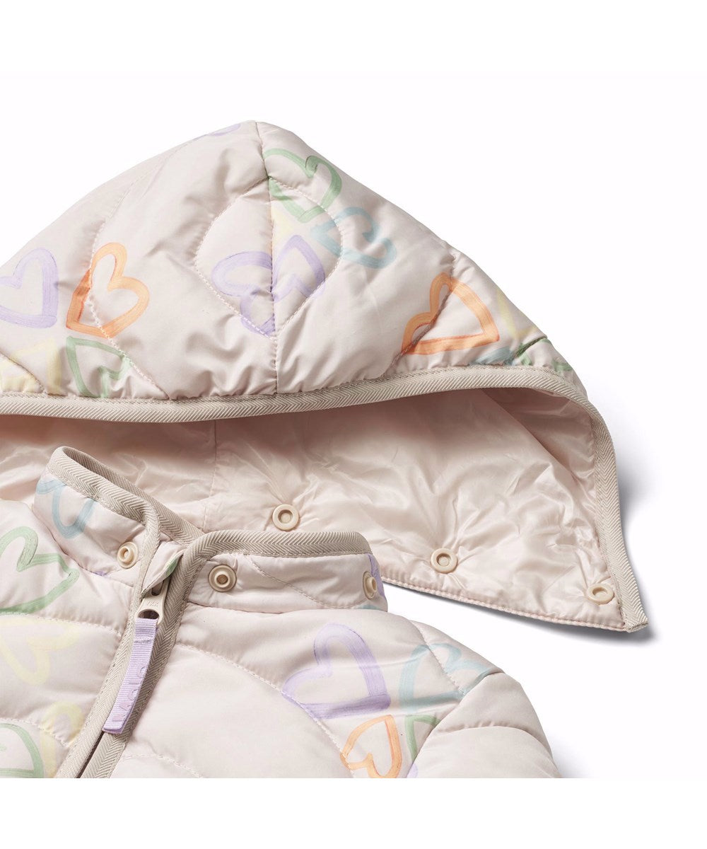 Molo Harmony Puffer Jacket - Multi Love FINAL SALE