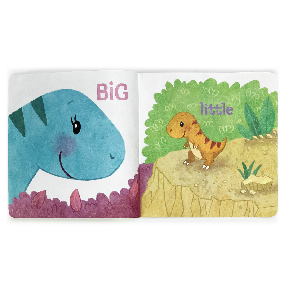 Tuffy Teether Book - Dinosaurs Big & Little
